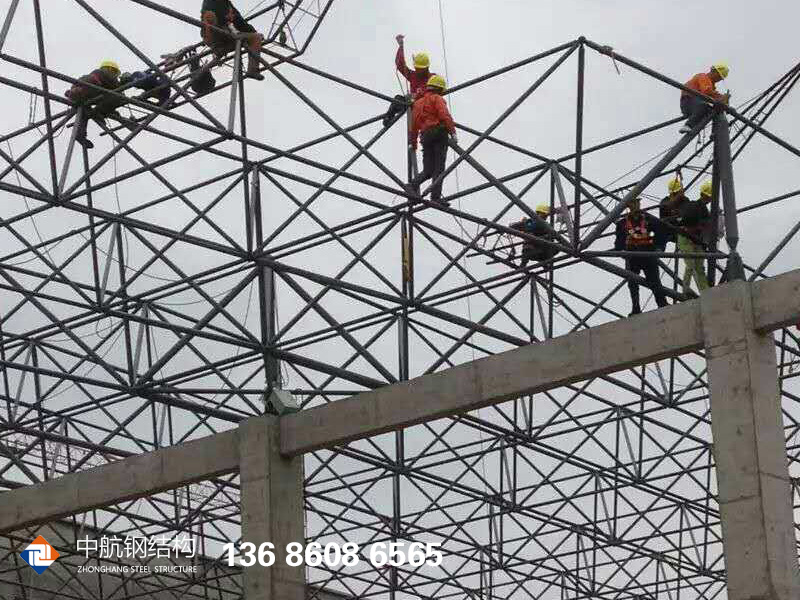 钢结构展厅网架工程