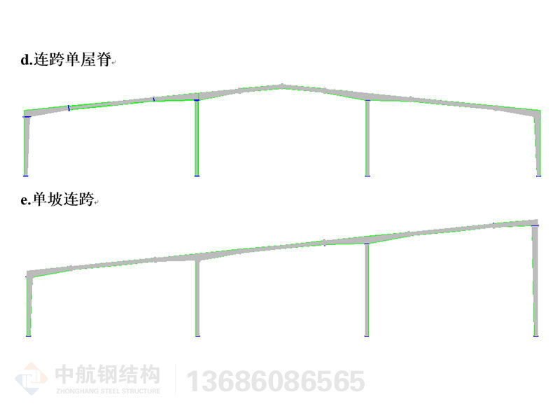 钢结构产品构件三维图说明