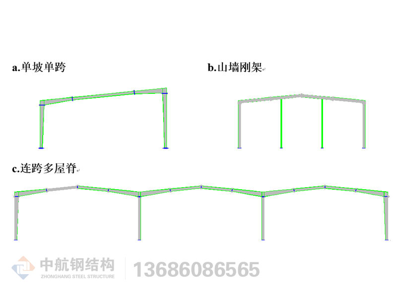 钢结构产品构件三维图说明