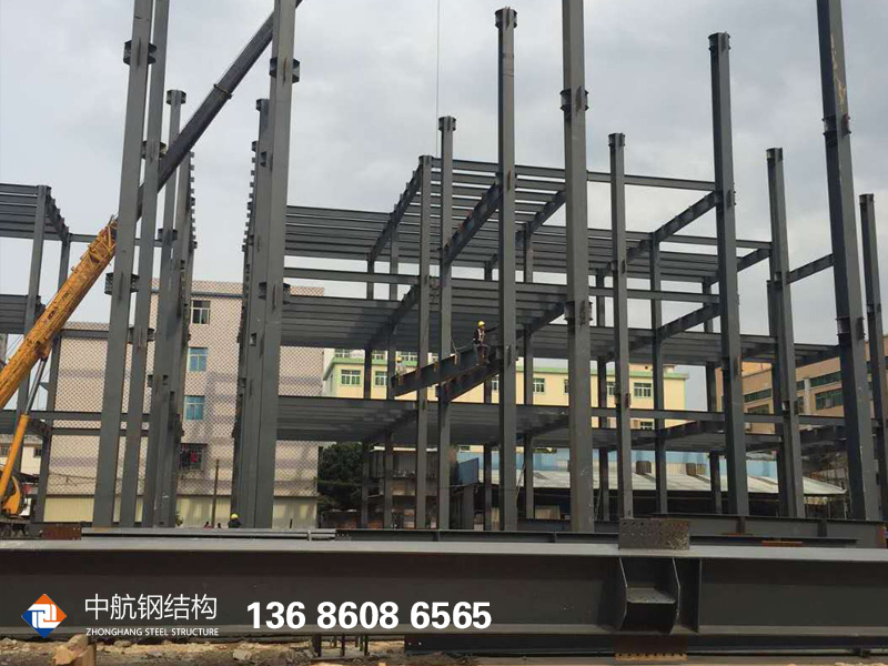 深圳宝安多层钢结构施工案例